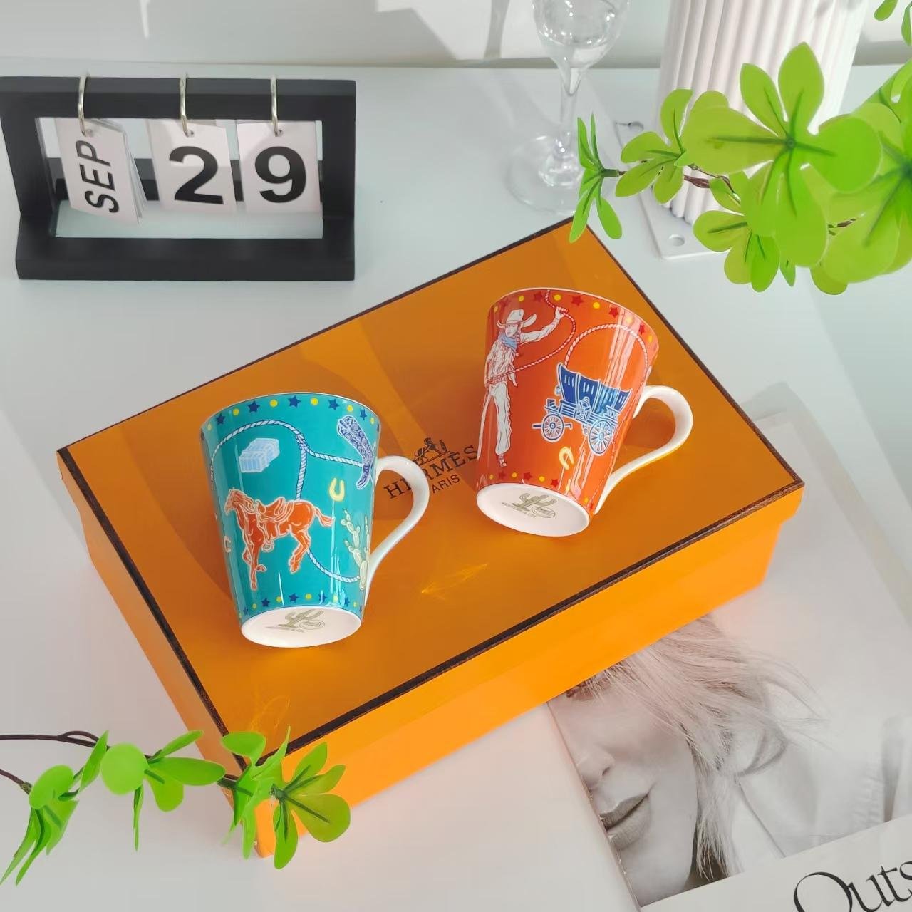 Hermes Single Mug for tea of coffee - Image 2 of 2